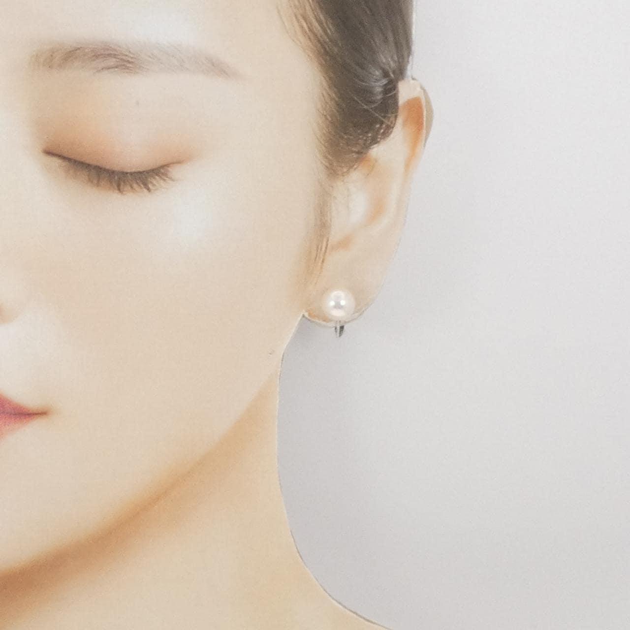 K14WG アコヤパール イヤリング 9.0mm