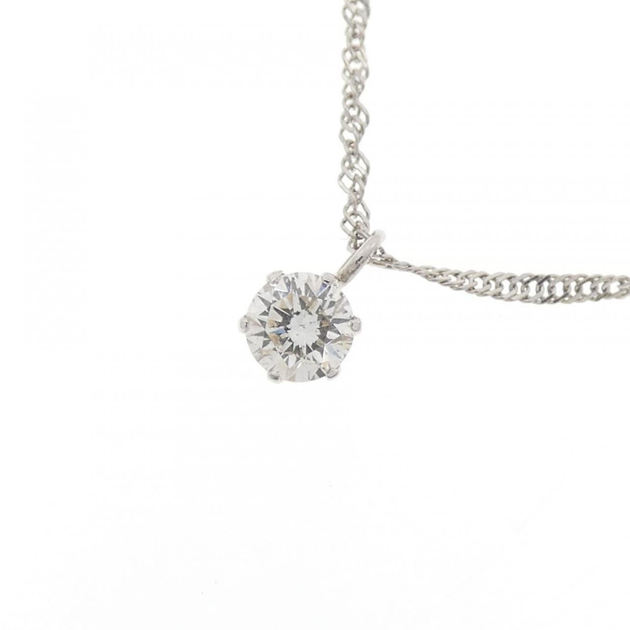PT850 ソリティア ダイヤモンド ネックレス 0.20CT