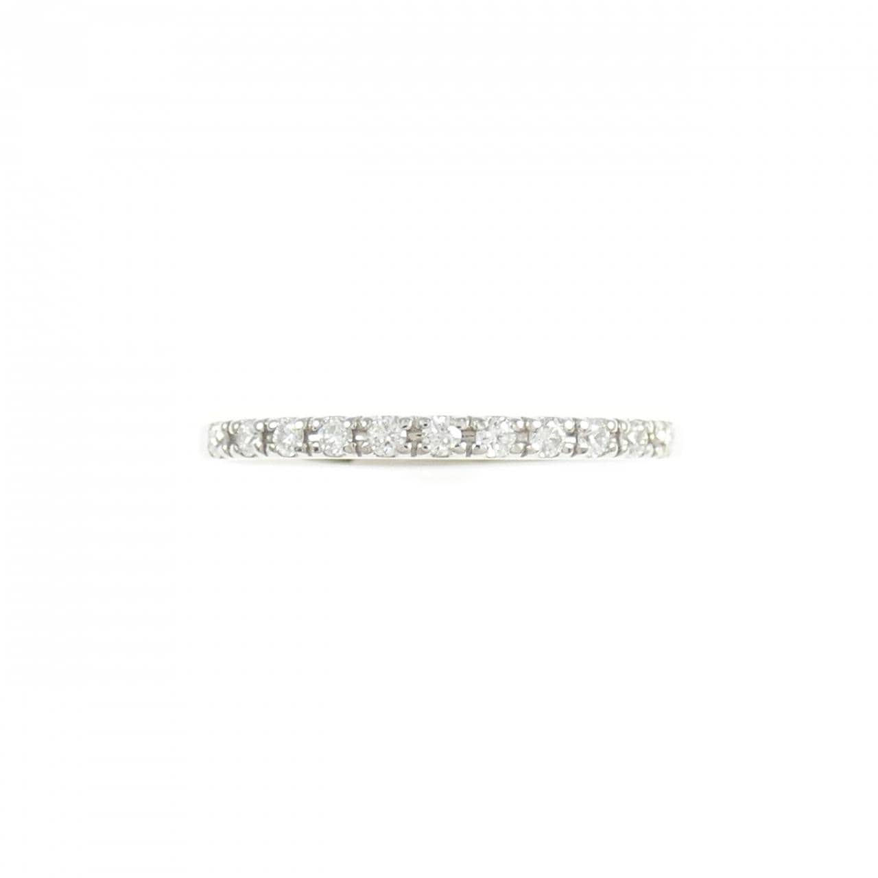 PT950 ハーフエタニティ ダイヤモンド リング 0.11CT