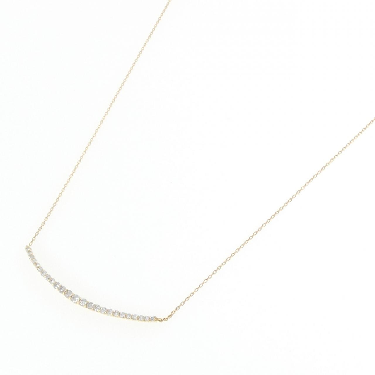 K18YG ダイヤモンド ネックレス 0.33CT
