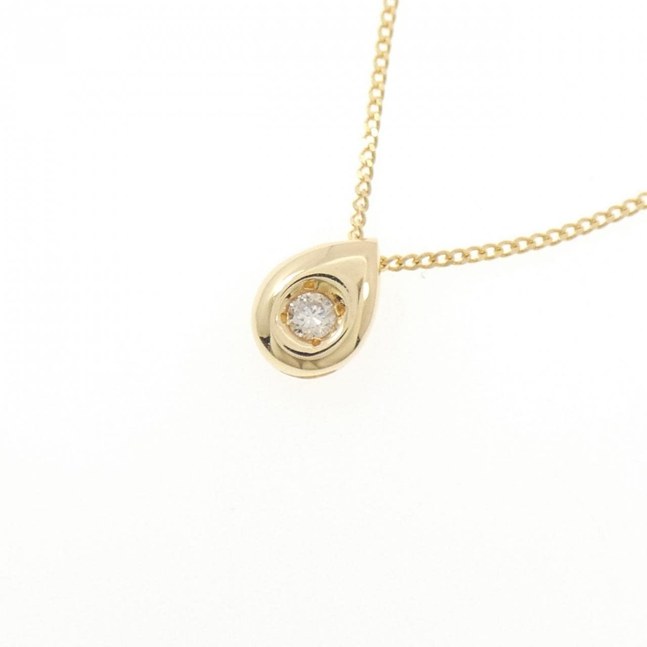 K18YG ダイヤモンド ネックレス 0.05CT
