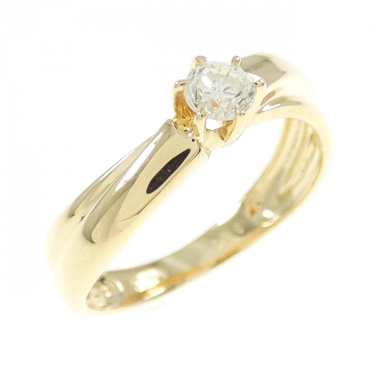 K18YG ダイヤモンド リング 0.20CT