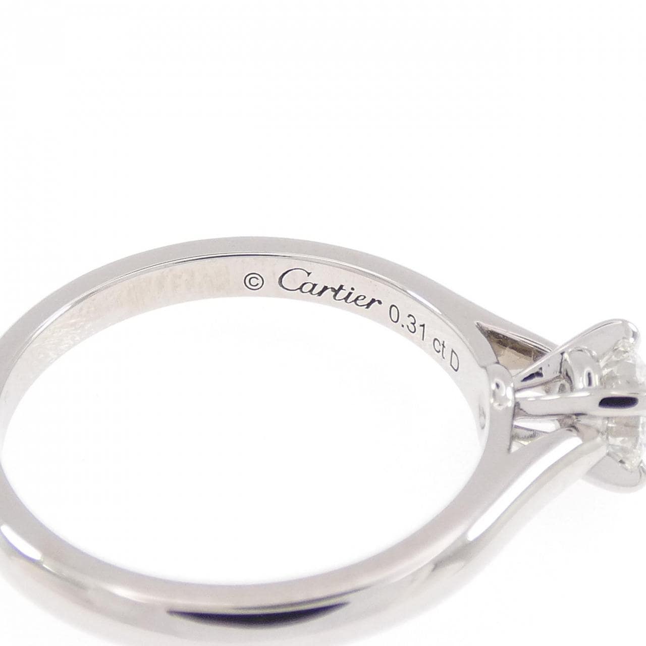 カルティエ 1895 ソリテール リング 0.31CT