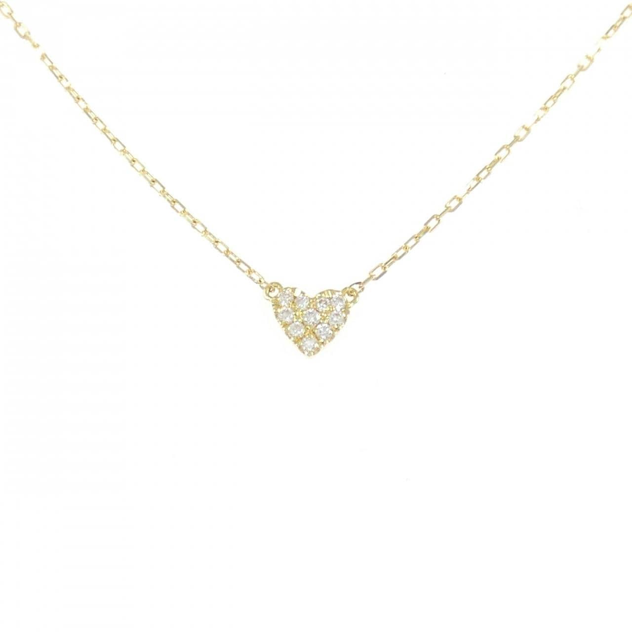 アーカー ハートパヴェ ネックレス 0.05CT