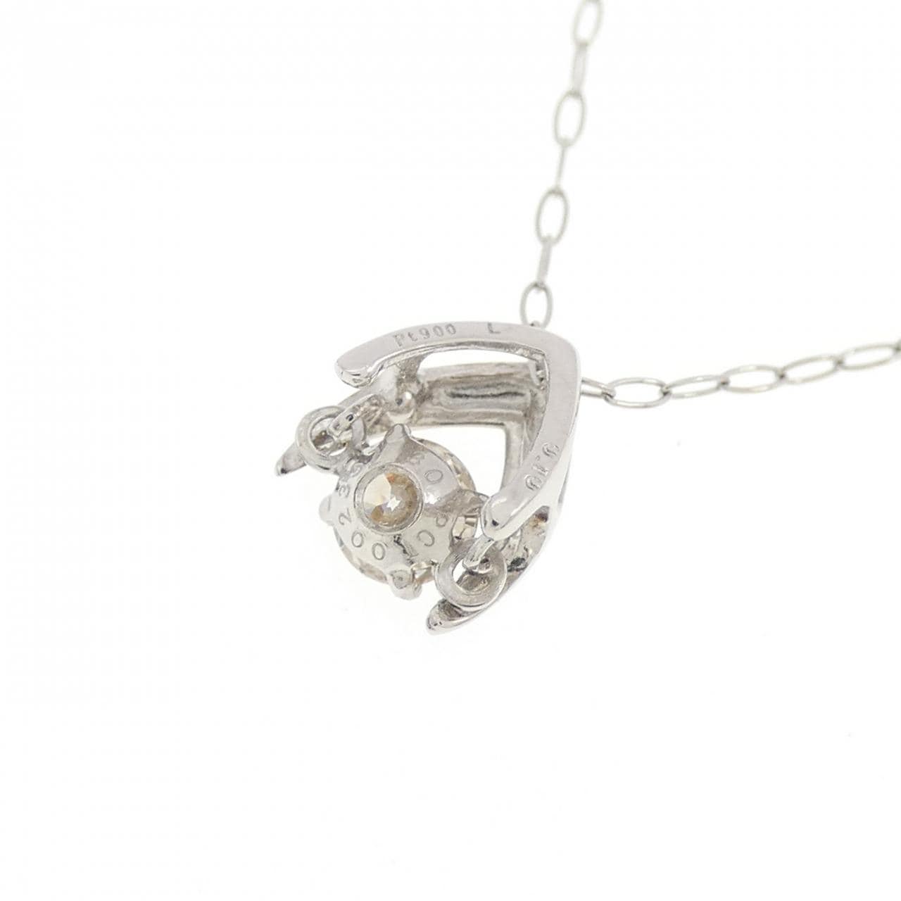 PT900/PT850 ダイヤモンド ネックレス 0.10CT