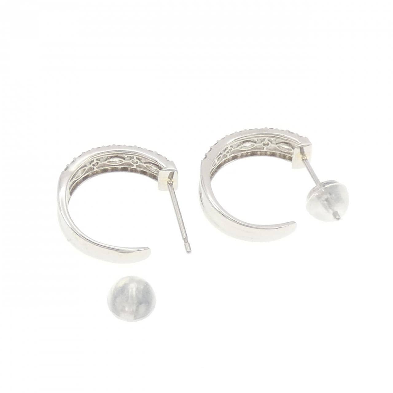【新品】PT900 ダイヤモンド ピアス 0.50CT