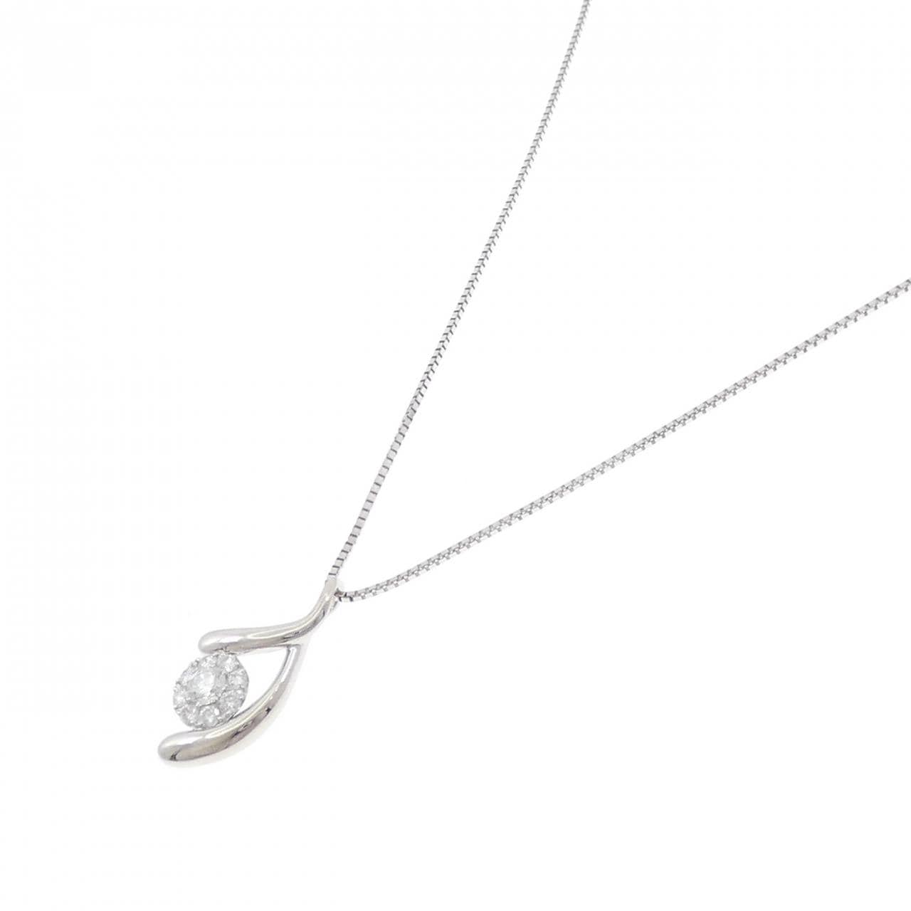 PT900/PT850 ダイヤモンド ネックレス 0.50CT