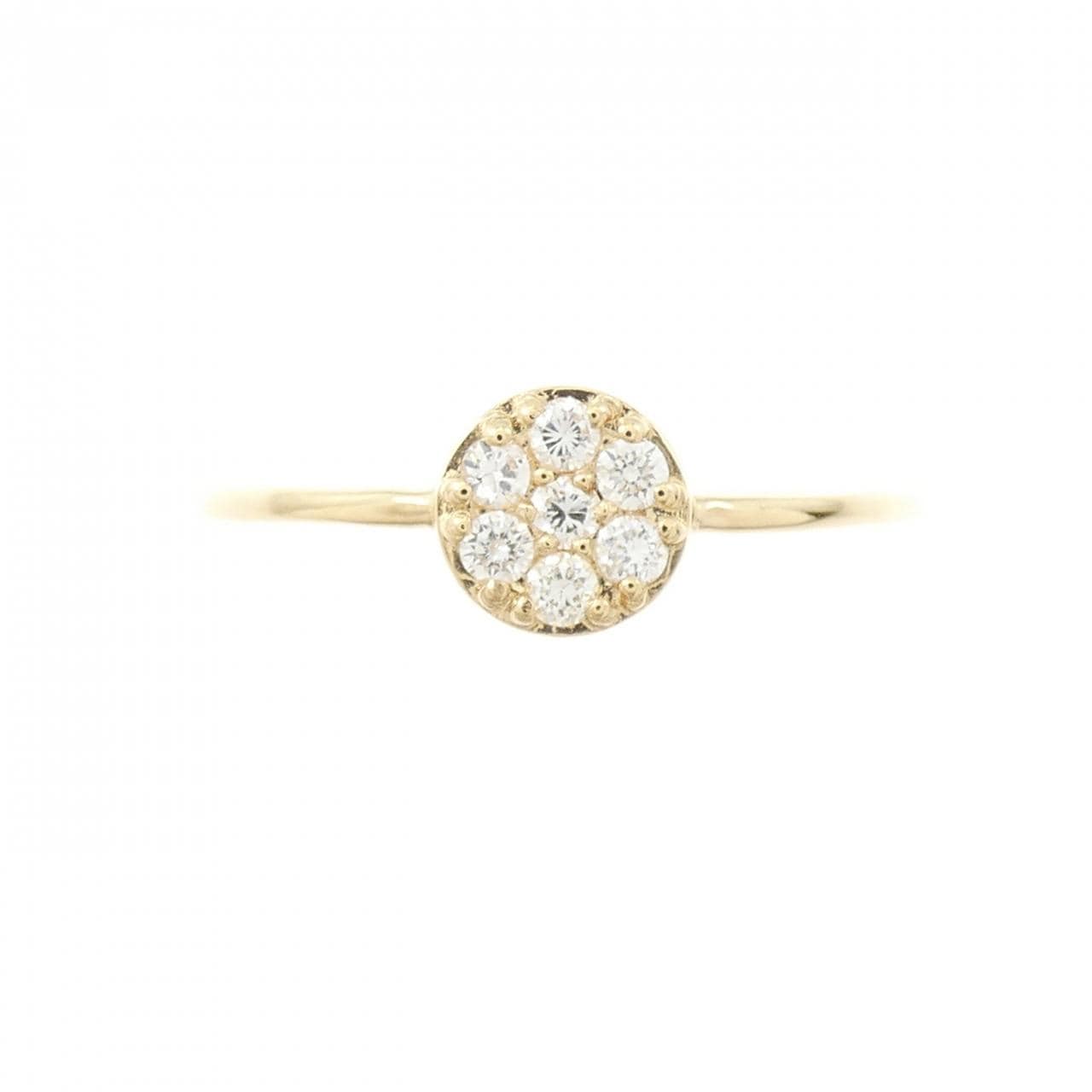 【リメイク】K18YG ダイヤモンド リング 0.10CT