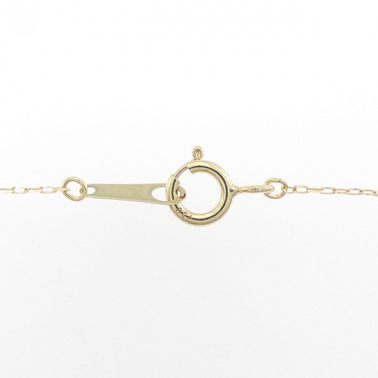 【リメイク】K18YG ダイヤモンド ネックレス 0.10CT