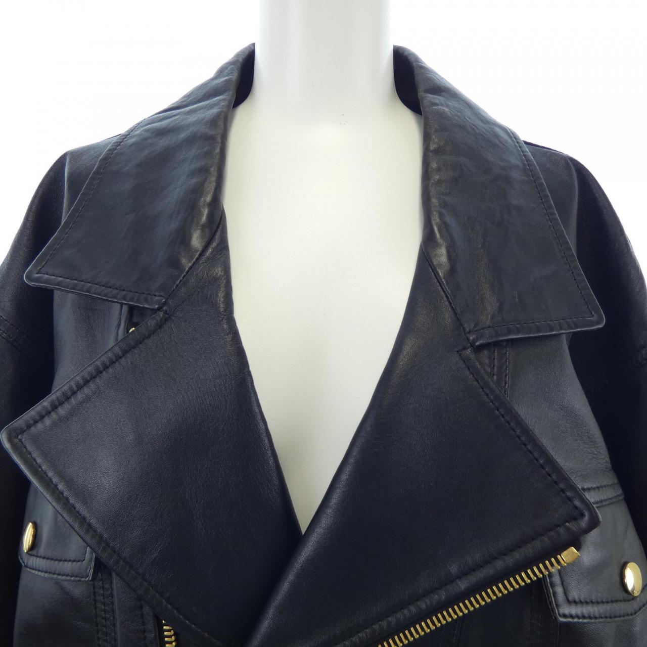 セリーヌ CELINE 2EB95050O レザーライダースジャケット