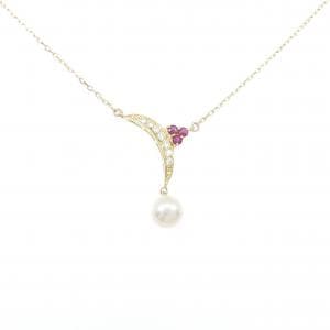 ミキモト カラーストーン ネックレス