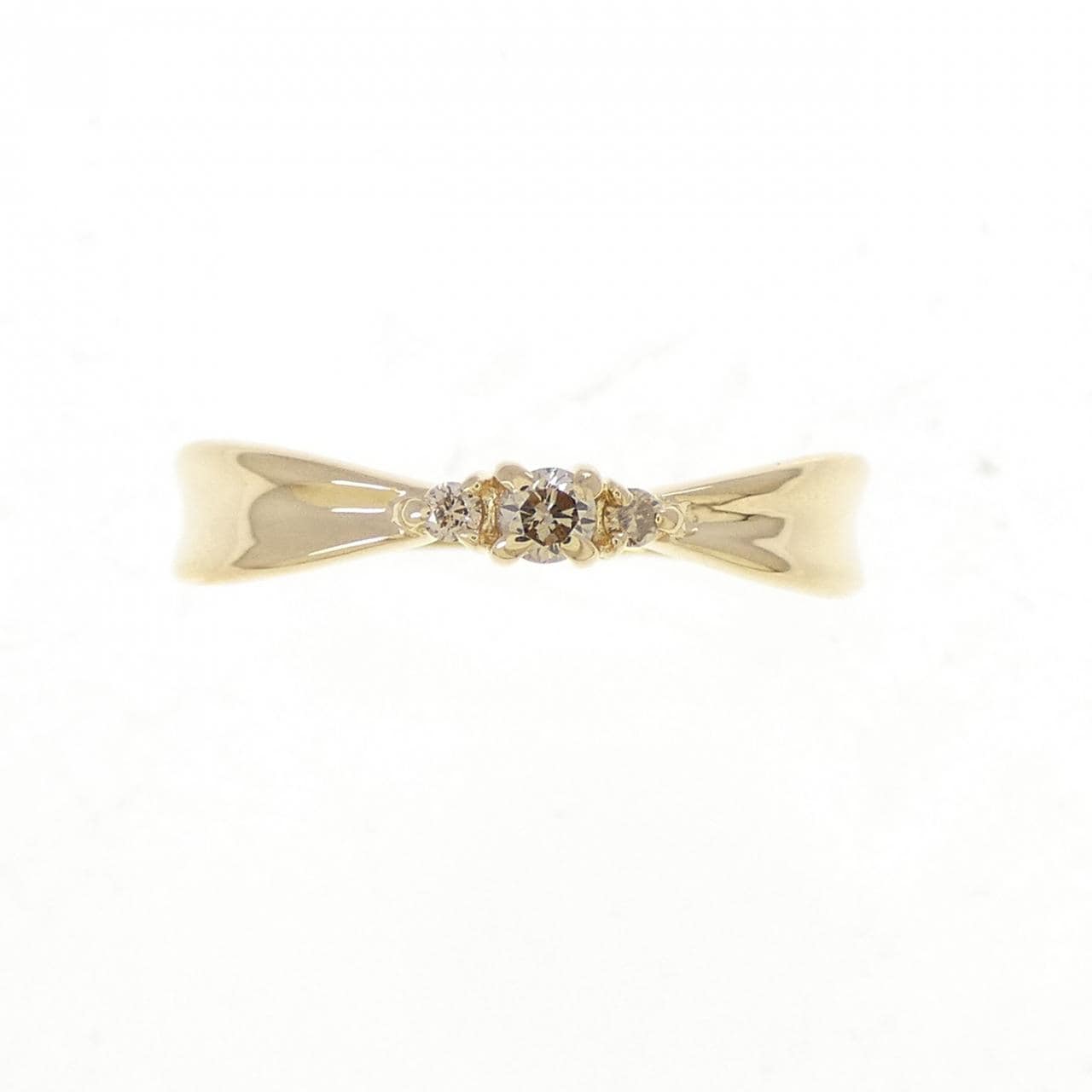 K18YG ダイヤモンド リング