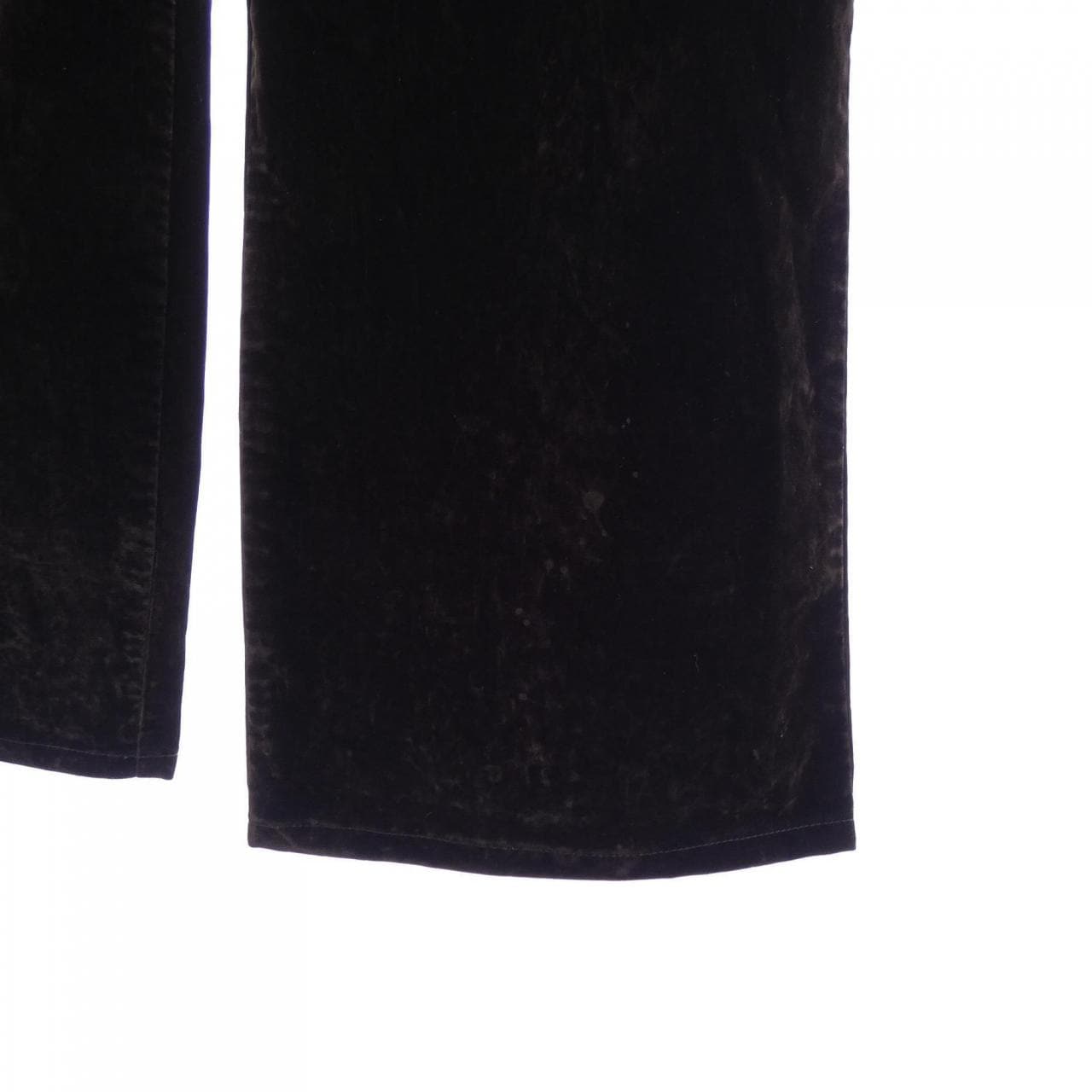 ミュウミュウ MIU MIU MIU MIUロゴ ウォッシュド フロック加工 MP1725 SOOO 157Y パンツ