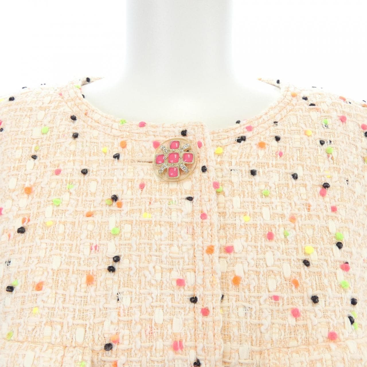 シャネル CHANEL P61320V46591 19S ノーカラージャケット