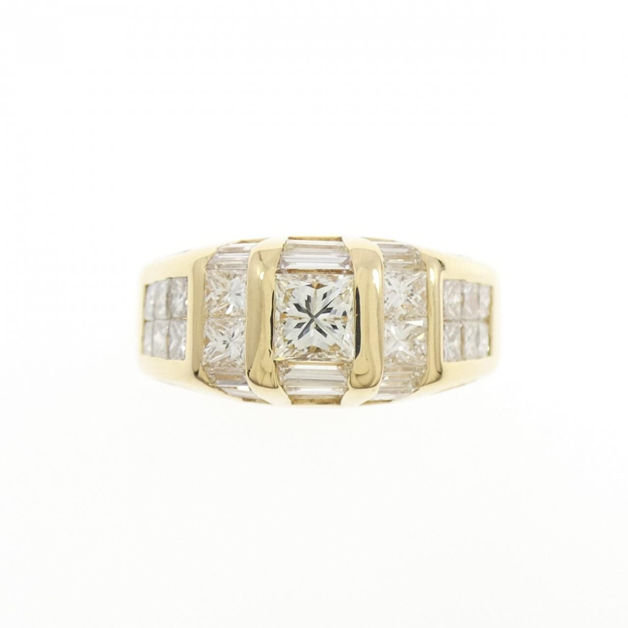 K18YG ダイヤモンド リング 2.00CT