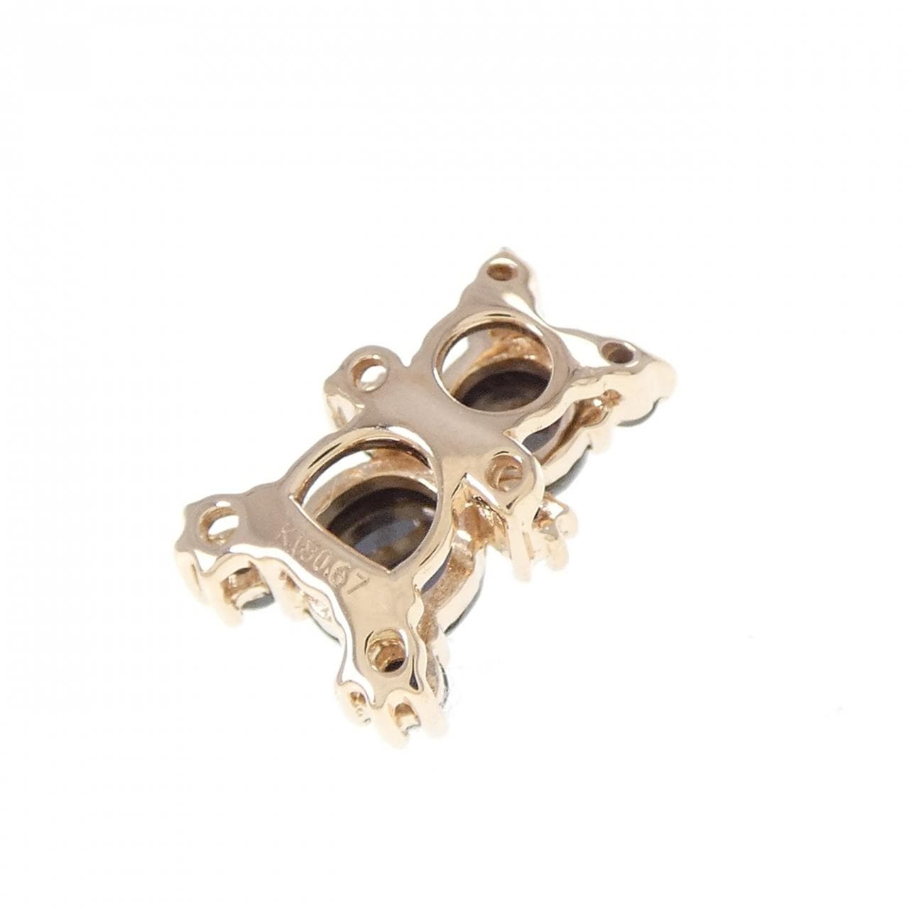 K18PG ベア ダイヤモンド ペンダント 0.67CT