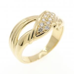 K18YG ダイヤモンド リング 0.09CT
