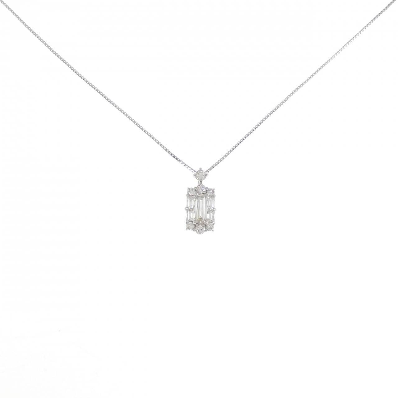 [BRAND NEW] PT Diamond Necklace 0.16CT