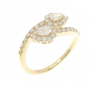 【新品】K18YG ダイヤモンド リング 0.70CT