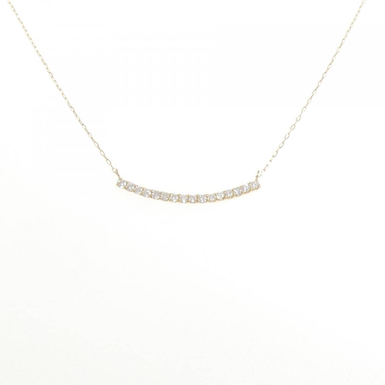 【リメイク】K18YG ダイヤモンド ネックレス 0.30CT