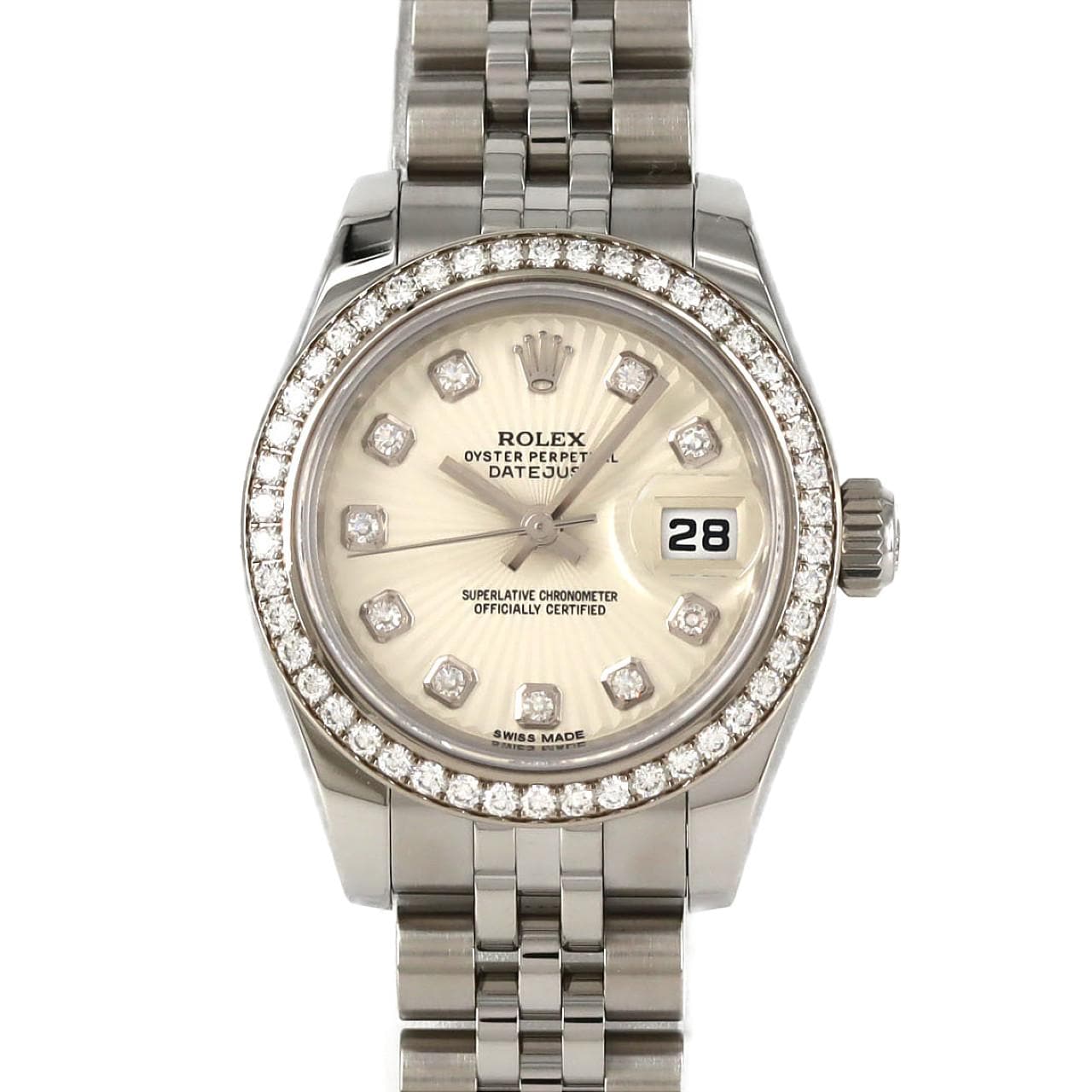 ロレックス デイトジャスト 179384G SSxWG 自動巻 ランダム番