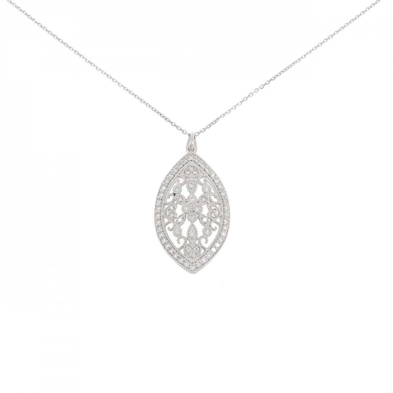 PT900/PT850 ダイヤモンド ネックレス 0.51CT