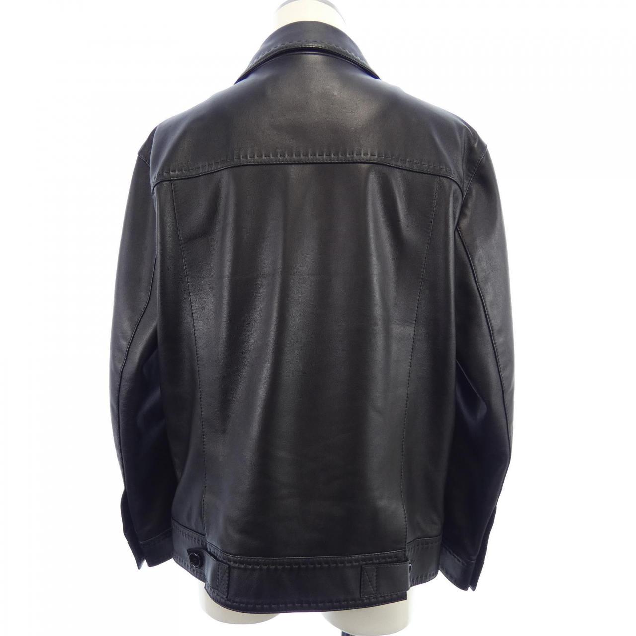ドルチェアンドガッバーナ DOLCE&GABBANA G9UC3L/HULJ8 レザージャケット