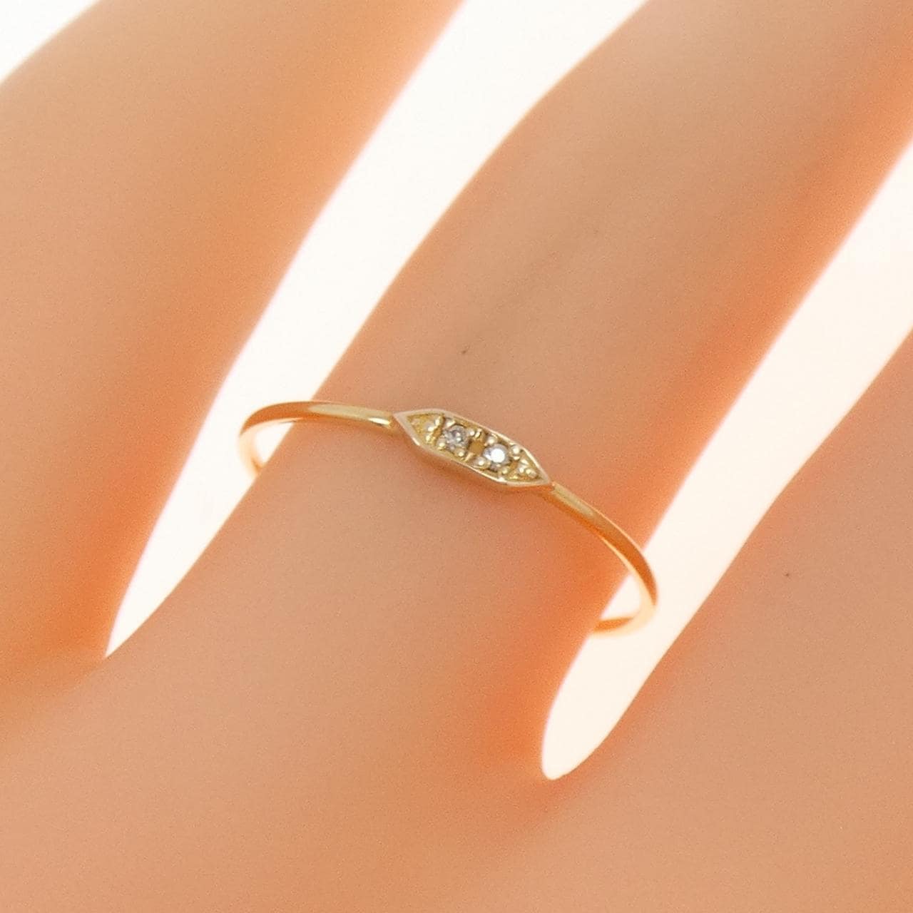 K18YG ダイヤモンド リング