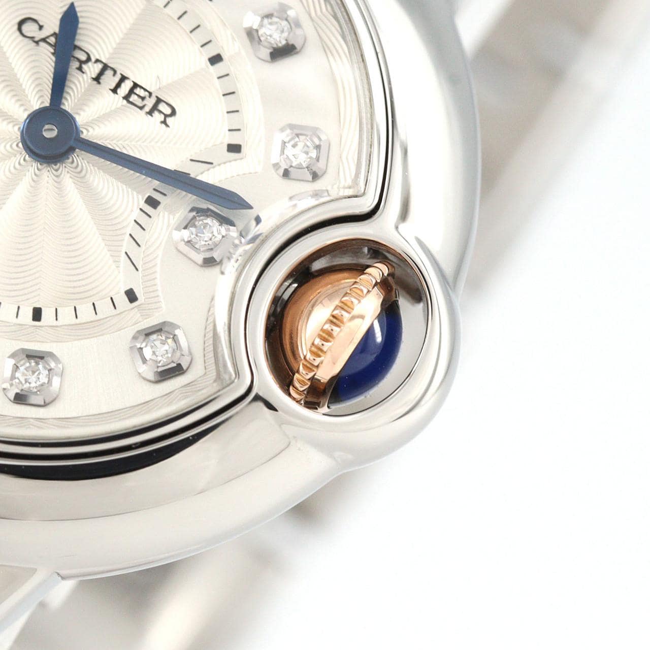 カルティエ バロンブルーSM PGコンビ･11P WE902030 SSxPG クォーツ
