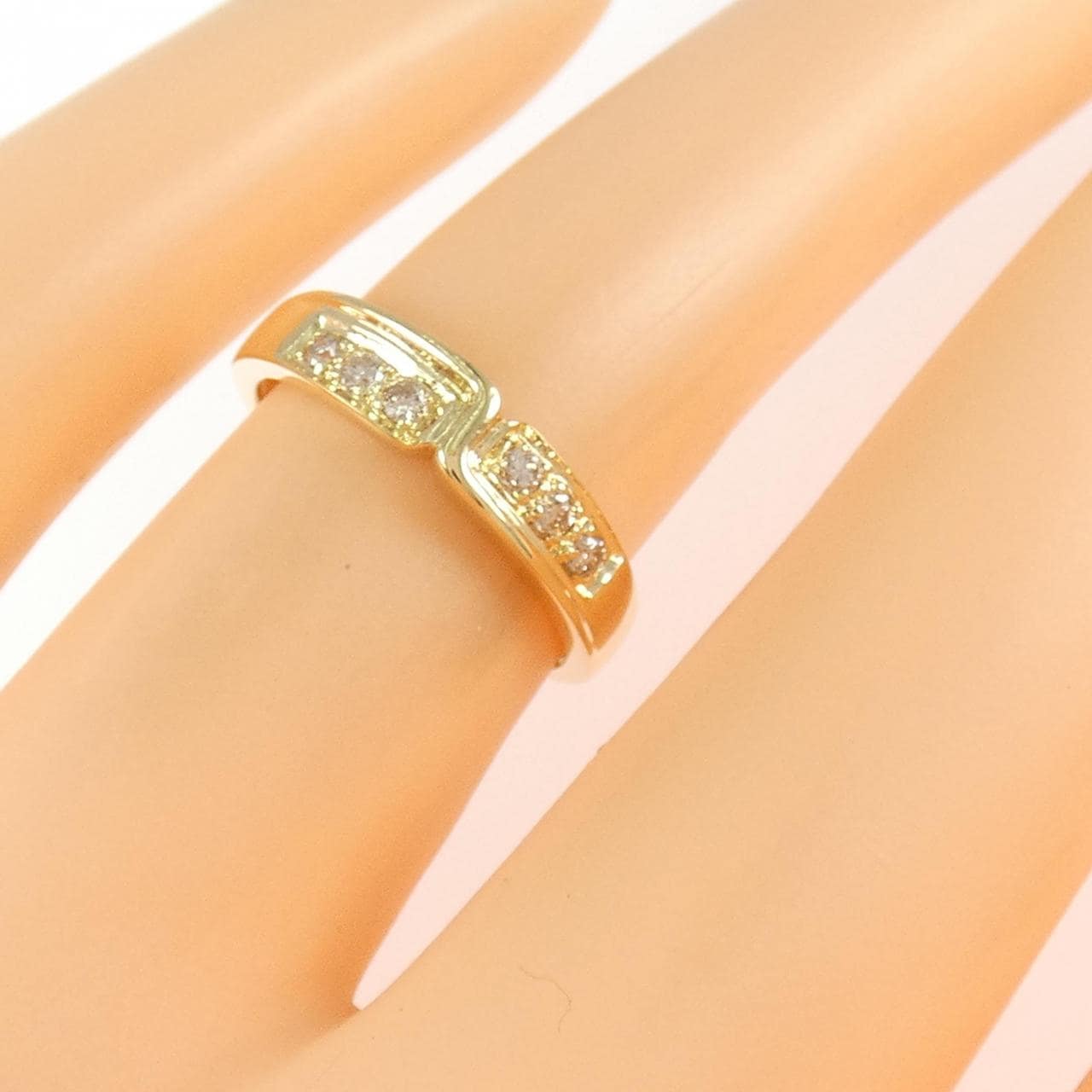 K18YG ダイヤモンド リング 0.10CT