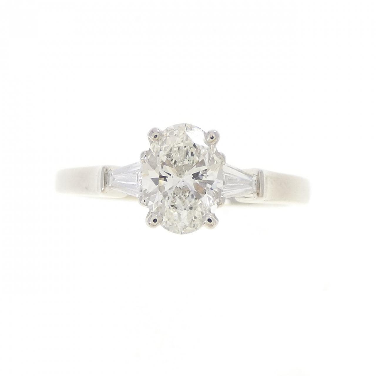 グラフ プロミス リング 0.54CT F VVS2 オーバルカット