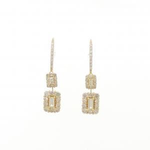 K18YG ダイヤモンド ピアス 1.20CT
