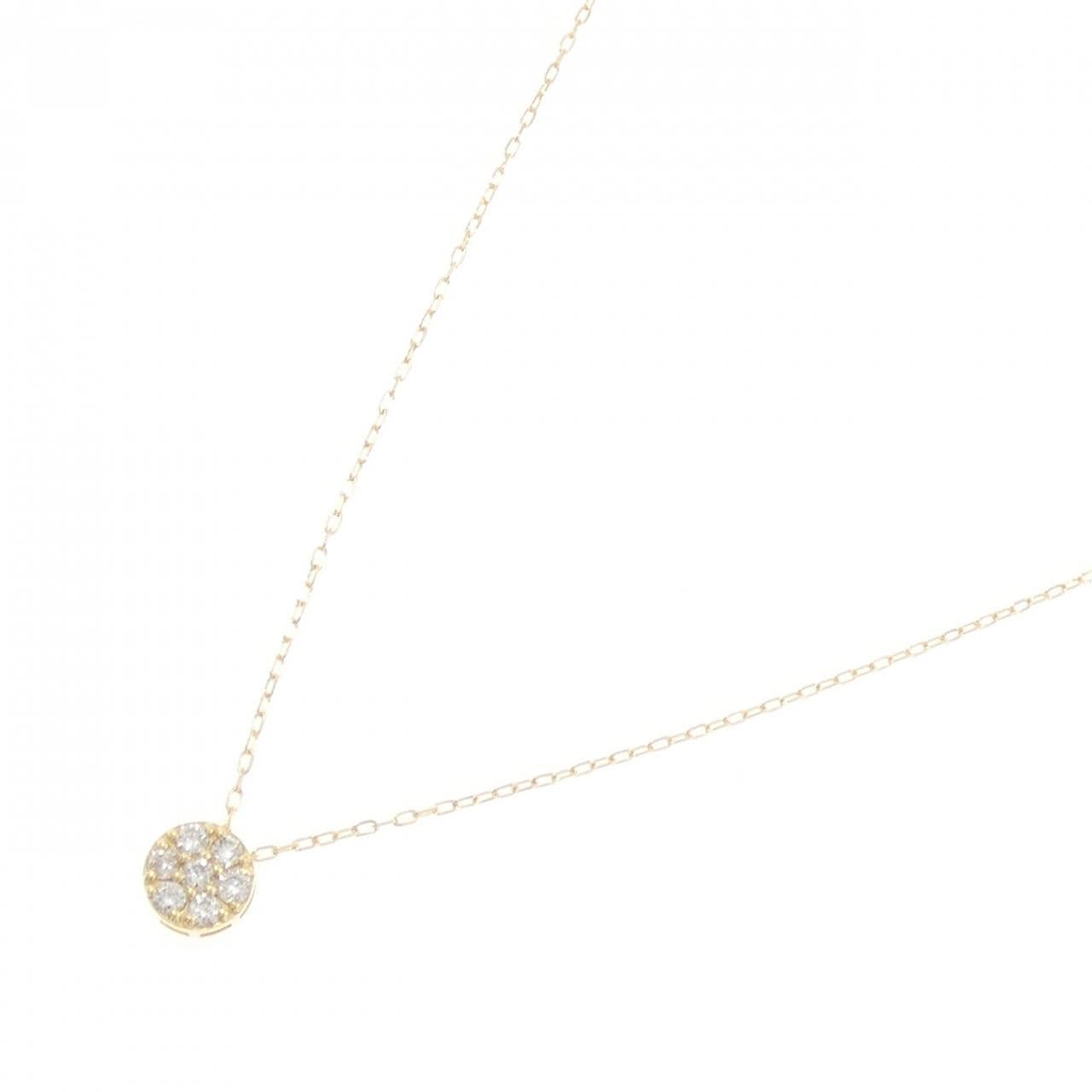 K18YG ダイヤモンド ネックレス 0.15CT