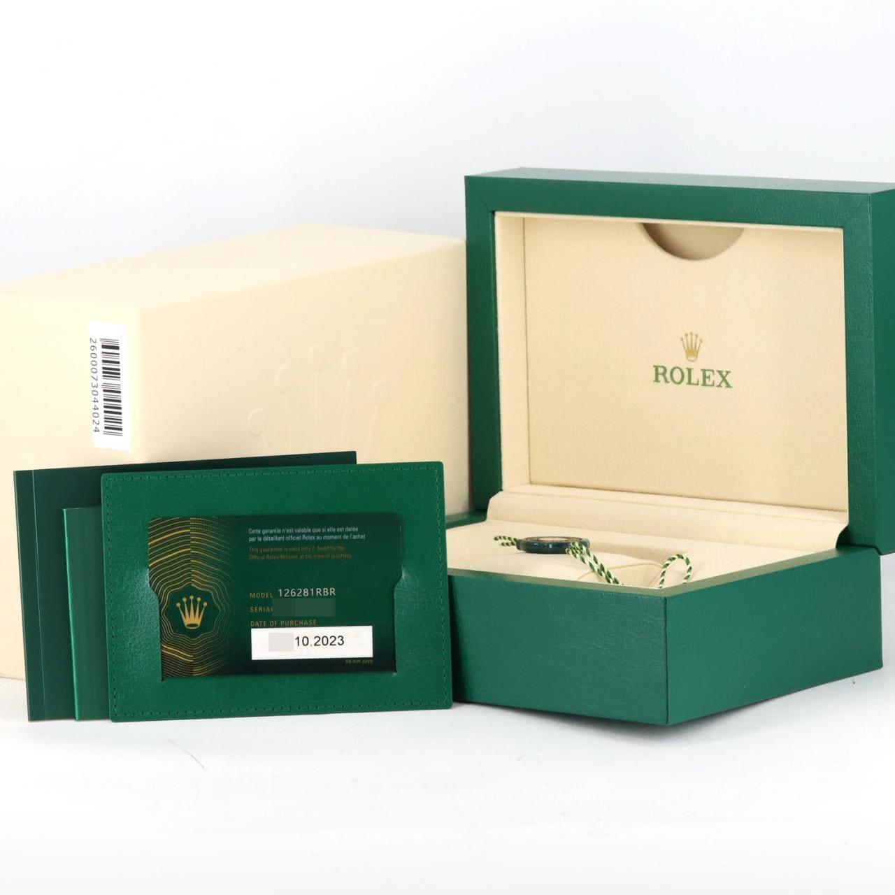 ロレックス デイトジャスト 126281RBR SSxPG 自動巻 ランダム番