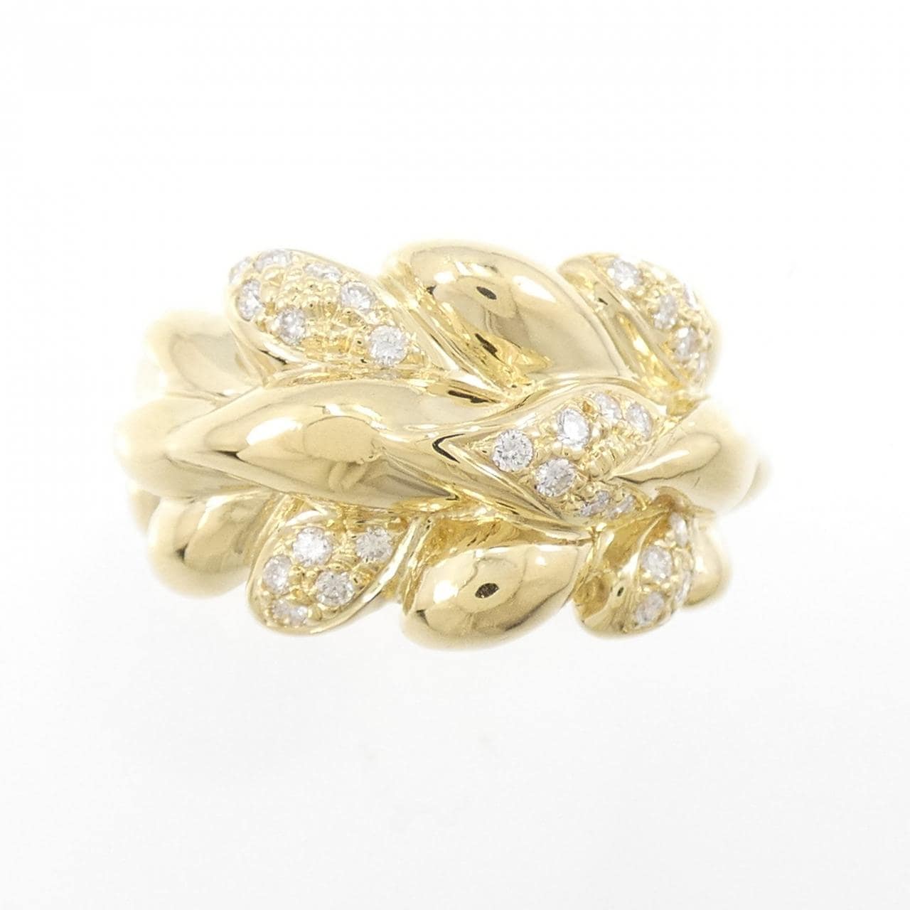 K18YG ダイヤモンド リング 0.21CT