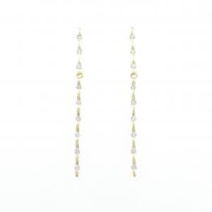 K18YG ダイヤモンド ピアス 0.30CT