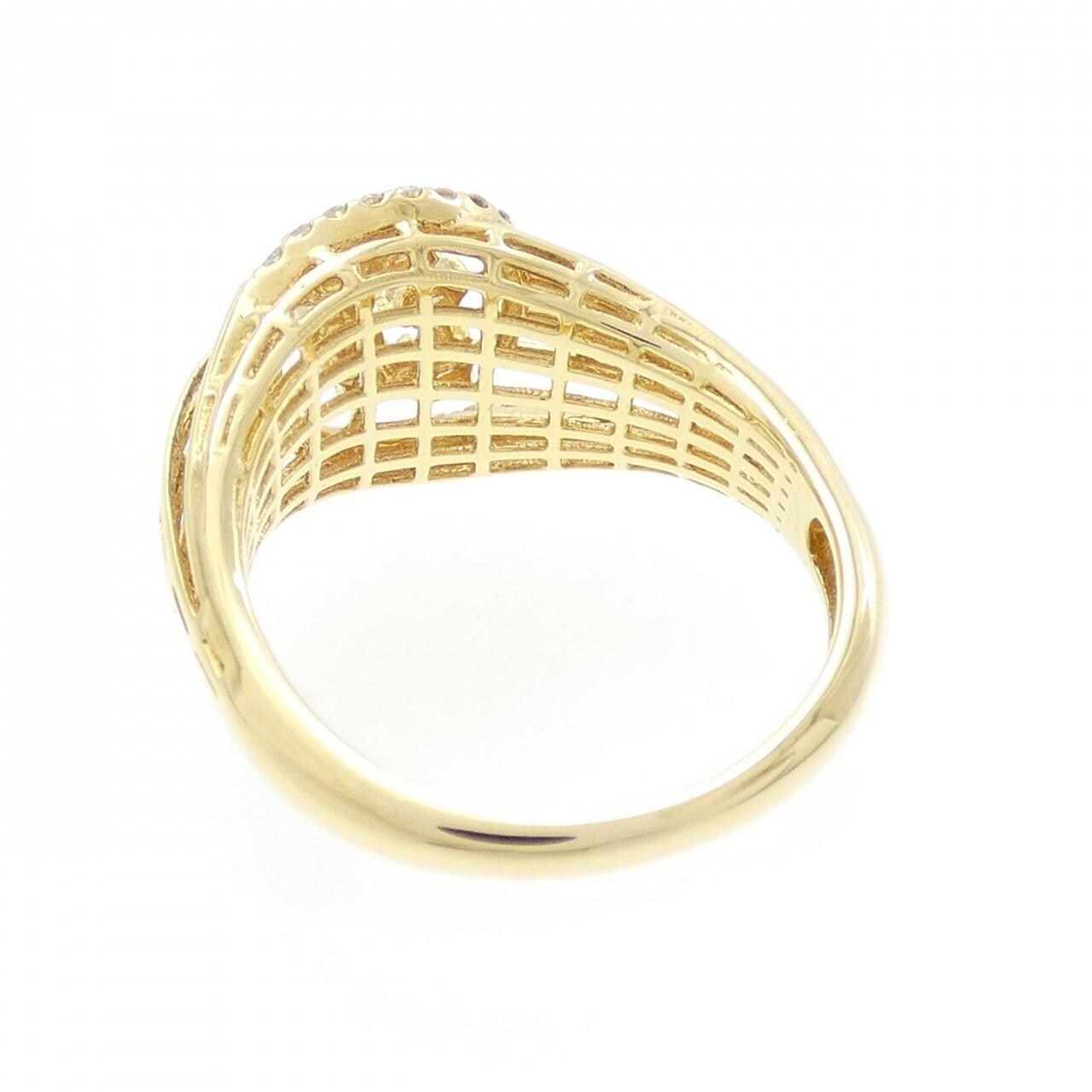 K18YG ダイヤモンド リング 0.33CT