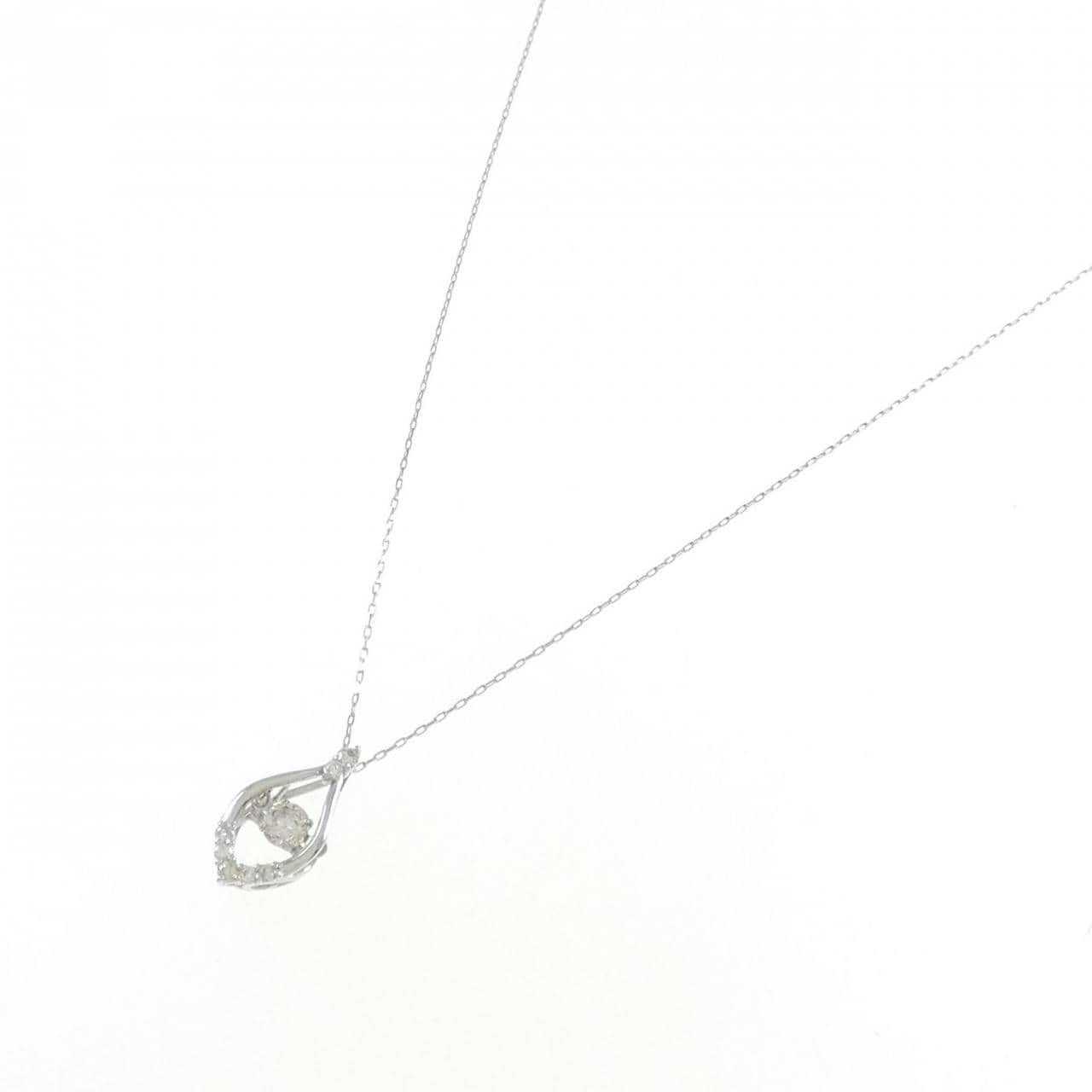 【新品】PT900 ダイヤモンド ネックレス 0.18CT