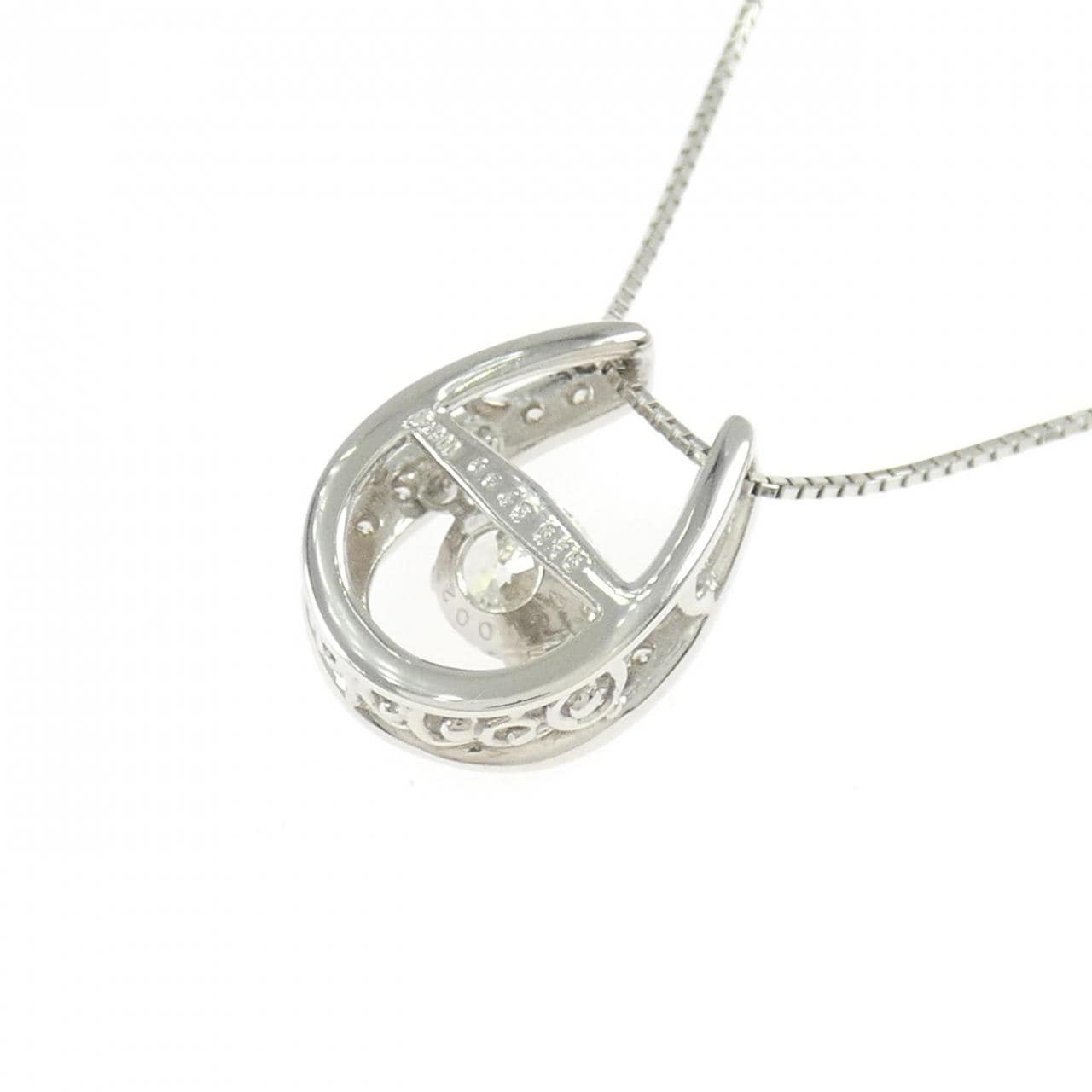 PT900/PT850 ダイヤモンド ネックレス 0.549CT