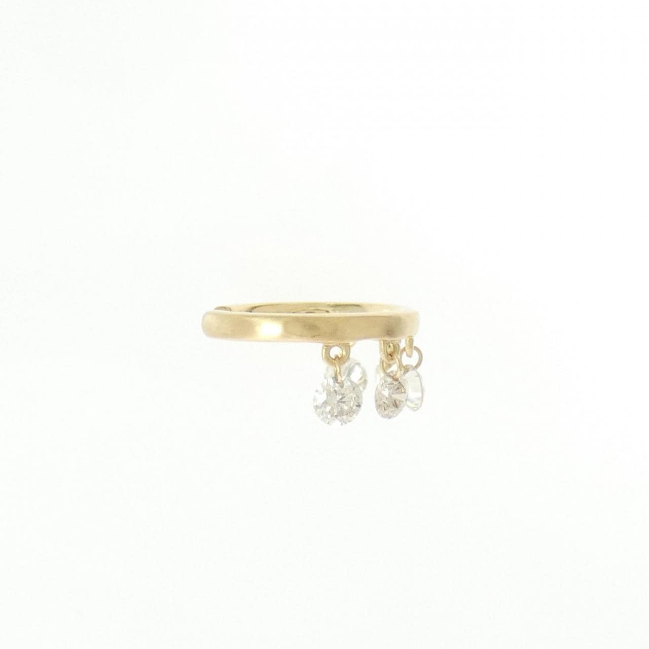 【新品】K18YG ダイヤモンド イヤーカフ 0.40CT 片耳
