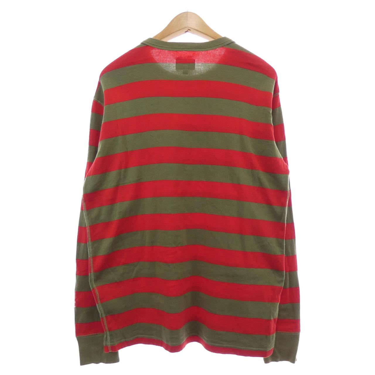 シュプリーム SUPREME STRIPED THERMAL Tシャツ