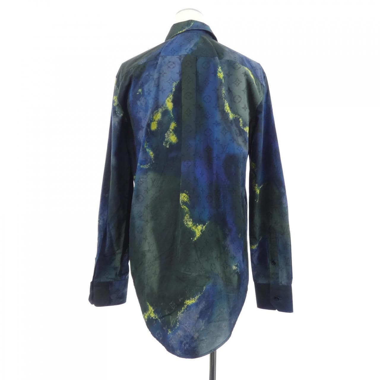 ルイヴィトン LOUIS VUITTON モノグラムタイアンドダイブルゾンシャツ HLS07WD15 シャツ