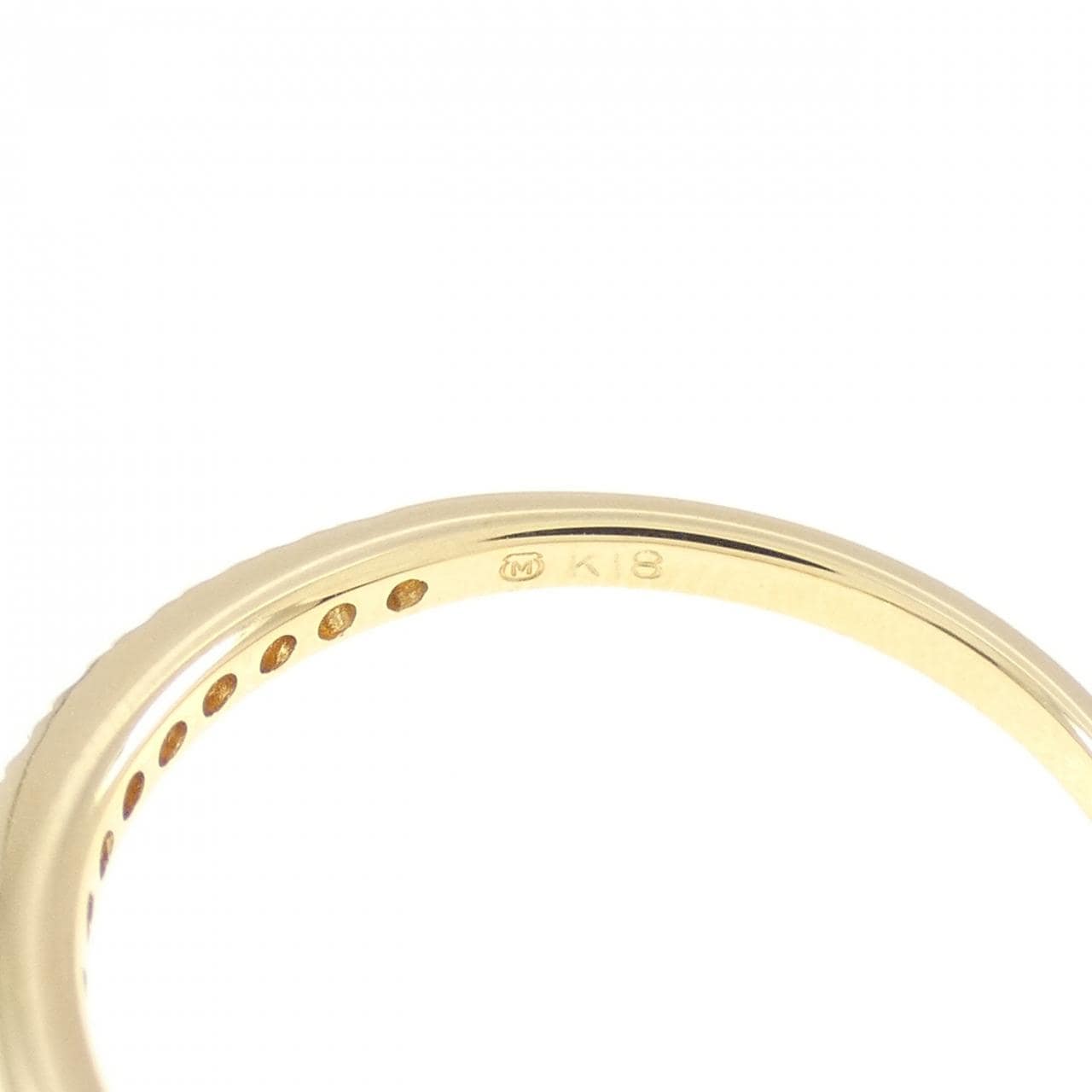 ミキモト K18YG リング 0.13CT