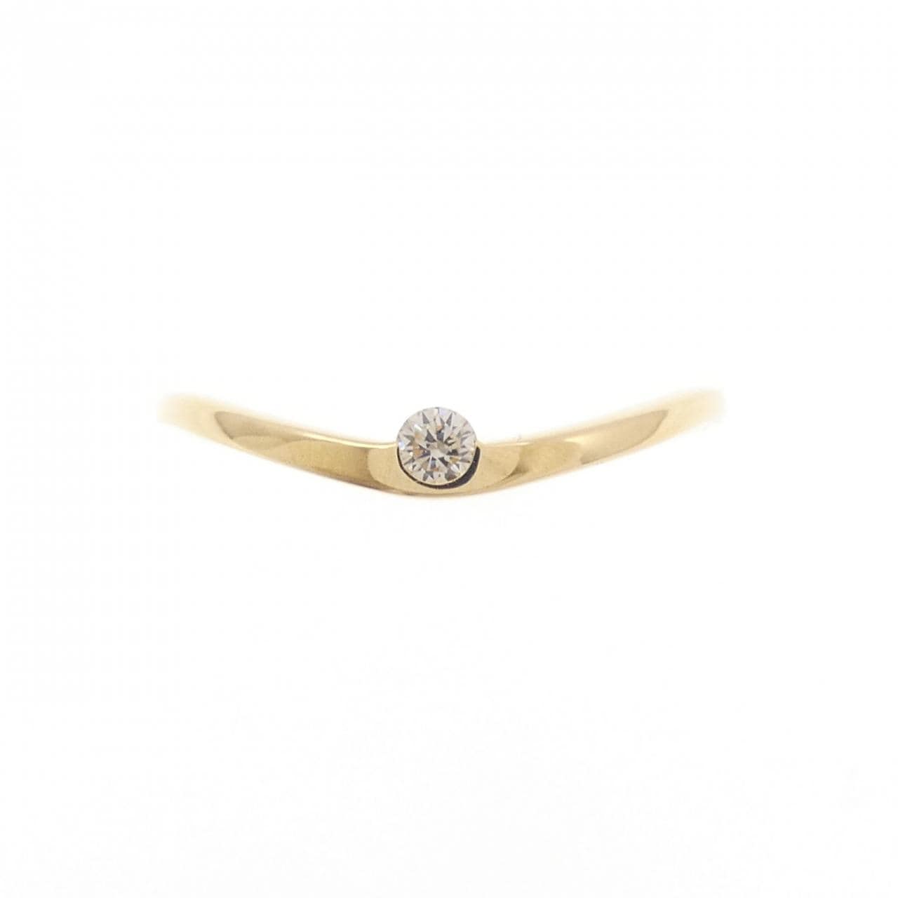 アガット ダイヤモンド リング 0.05CT