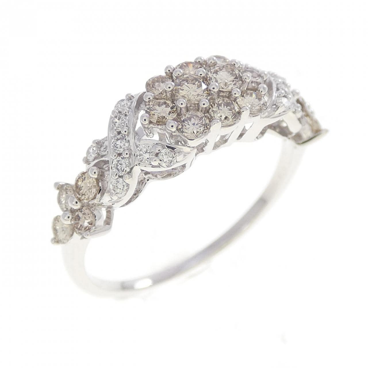 K18WG ダイヤモンド リング 0.56CT