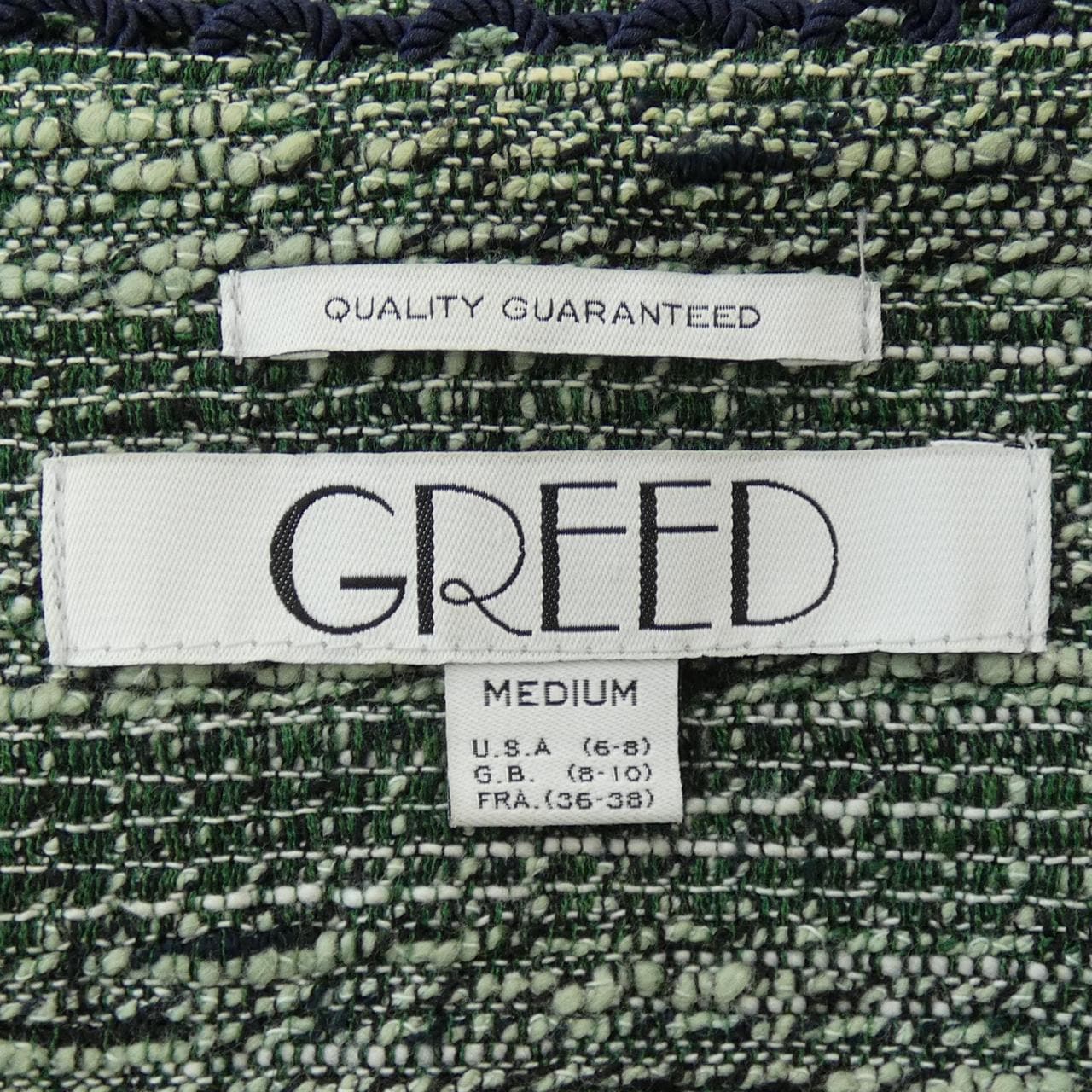 GREED ジャケット