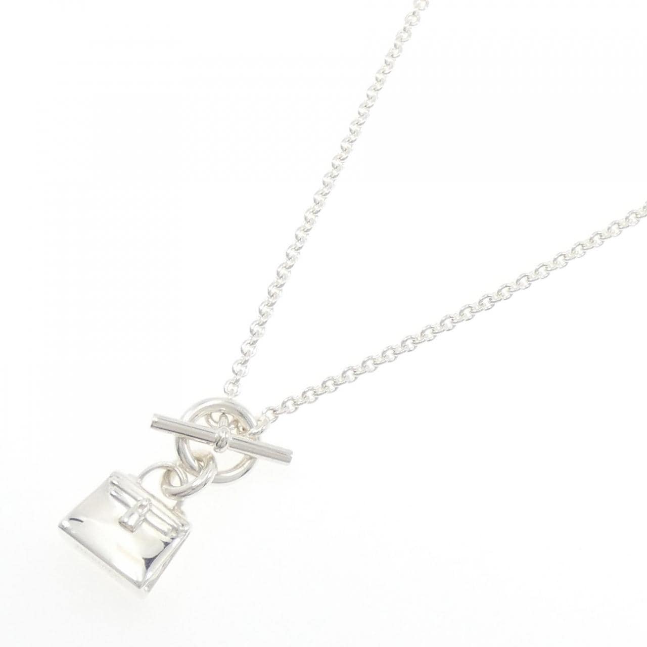 HERMES amulettes kelly necklace