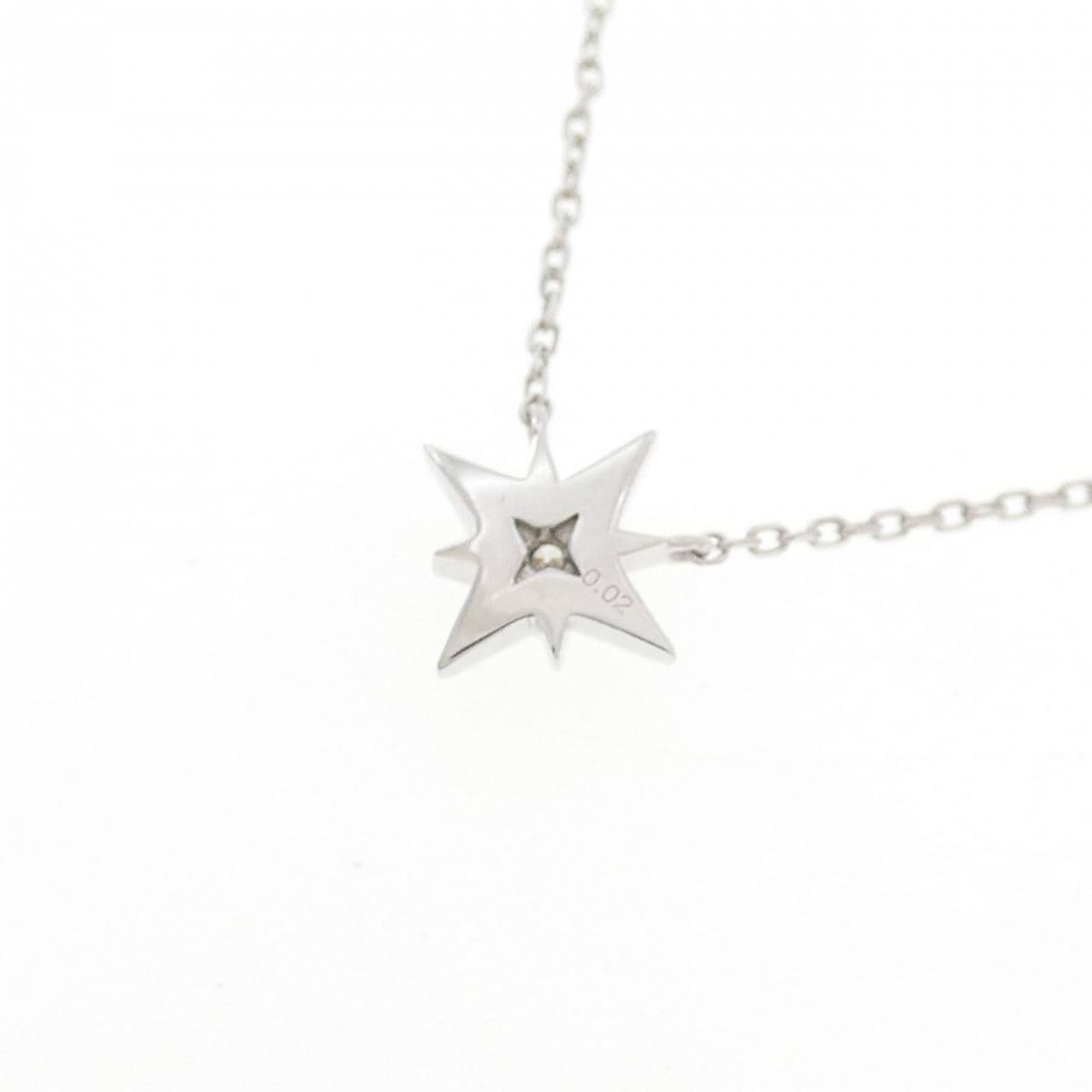 K10WG ダイヤモンド ネックレス 0.02CT