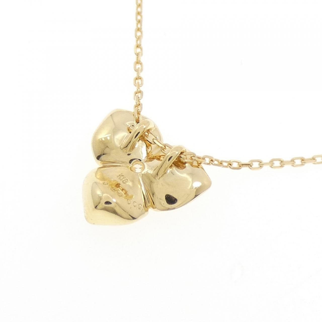 K18YG ダイヤモンド ネックレス 0.20CT