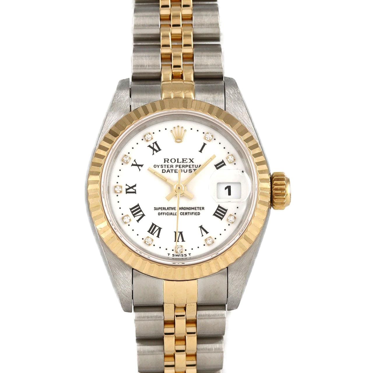 ロレックス デイトジャスト 69173G SSxYG 自動巻 W番